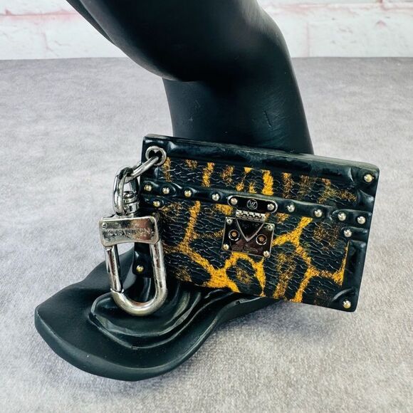 Louis Vuitton Handbags - Louis Vuitton Petite Malle Leopard Bag Charm